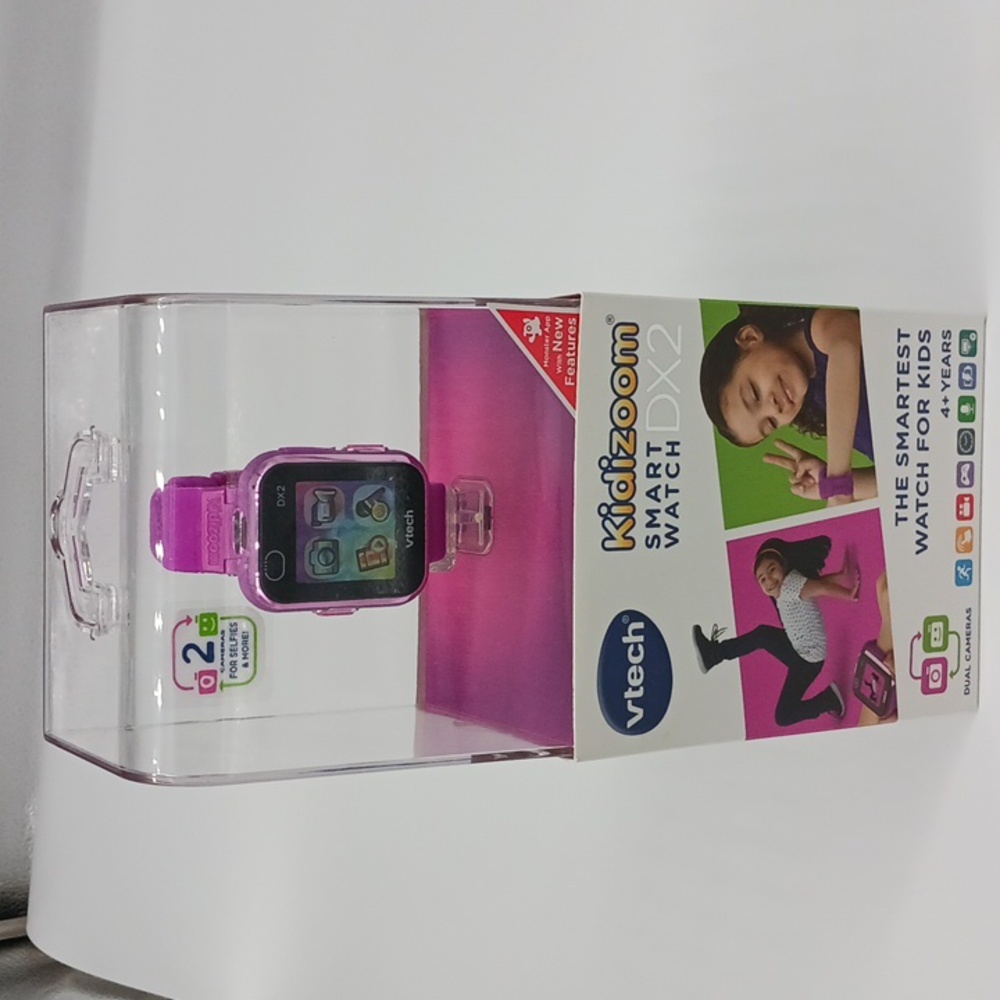 Vtech Purple Kidizoom Dual Cameras Smartwatch DX2 - New in Box